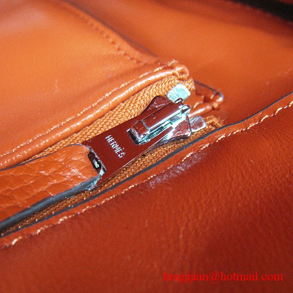 Hermes Birkin 40cm Togo Bag Orange 6099